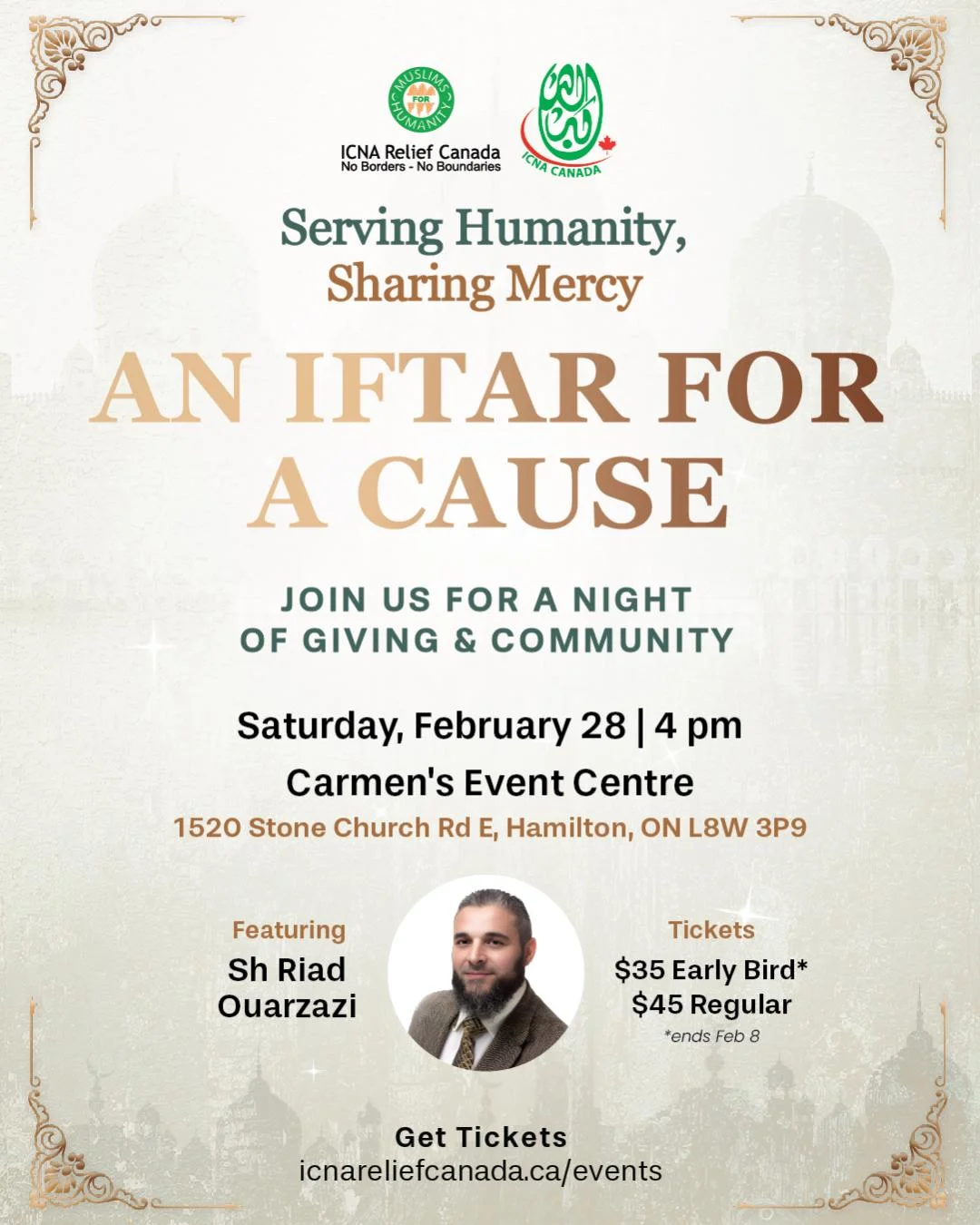 ICNA Relief Canada's Ramadan Fundraiser Hamilton